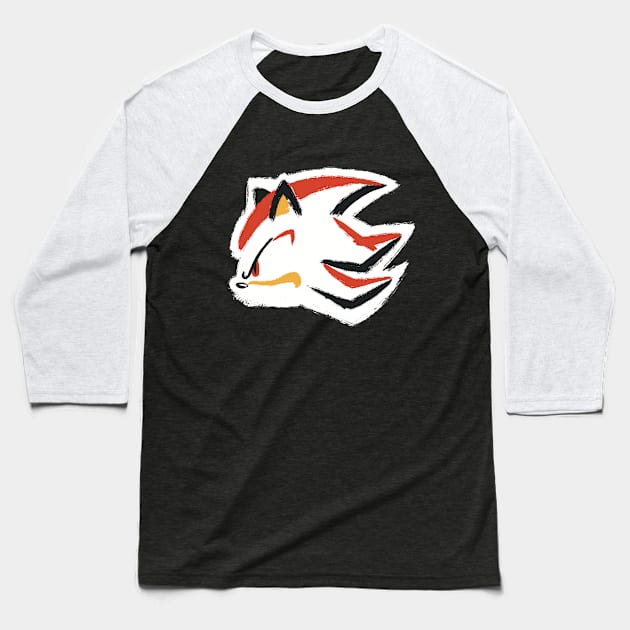 Shadow Profile Baseball T-Shirt by Shamaloka